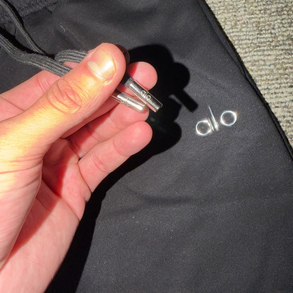 ALO Yoga Black Quarter-Zip Sweatshirt Top - Picture 5 of 7